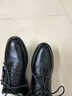 回力(Warrior)商务休闲男鞋百搭鞋子男英伦正装皮鞋男2413 黑色 38 实拍图