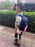 UEK防走失背包宝宝男女1-3-6岁幼儿园防走丢火箭大号蓝色儿童小书包 实拍图