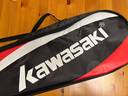 川崎（KAWASAKI）羽毛球拍双拍超轻碳素中杆对拍KD-1蓝红（已穿线+6球+手胶+拍包） 实拍图