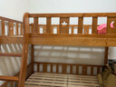 临稚胡桃木 儿童上下床实木高低床双层床上下铺床两层木床子母床 爬梯款 上铺宽1.3米下铺宽1.5米 实拍图