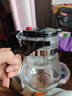 天喜（TIANXI）玻璃茶壶泡茶壶飘逸杯茶具套装大容量茶水分离水杯泡茶杯过滤茶壶 单壶1200ml 实拍图