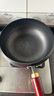 章丘铁锅正宗章丘大肚铁锅无涂层炒锅炒菜不粘锅手工熟铁锅燃气电磁炉专用 26厘米【燃气灶电磁炉通用】建议2-4人 26cm 已开锅｜纯手工｜无涂层【赠玻璃盖+铲】 实拍图