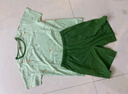 京东京造儿童睡衣夏季桉树皮衣服10A抗菌棉家居服超薄套装男女童装森林绿 实拍图