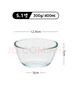 onlycook高硼硅玻璃碗米饭碗小碗沙拉碗泡面碗 可微波家用 400mL2只装 实拍图