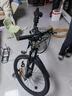 凤凰（Phoenix） 折叠自行车女男士儿童学生轻便携免安装载可折叠小轮单车 【免安装/钢架】7速条轮白色 22寸【适合身高155-185cm】 实拍图