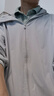 哈敦防晒衣男士冰丝透气速干外套夏季皮肤户外轻薄钓鱼服定制logo印字 浅灰【可拆帽檐】 L 【115-130斤】 实拍图