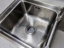箭牌（ARROW）【焕新补贴】厨房水槽双槽 304不锈钢厨房洗菜盆大双槽台上台下盆 【双槽拉丝易洁】72*38不含龙头 实拍图