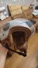 野马（YEMA）3C认证A类611S摩托车头盔男冬季个性复古巡航骑行电动车安全帽女 四季通用 皮亚灰配透明短镜 实拍图