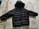雪中飞童装儿童轻薄羽绒服男童新款中大童女童薄款外套冬 黑色 120 实拍图