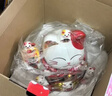 智汇招财猫开业大摆件自动招手电动摇手大号陶瓷新店开业大吉乔迁礼物 【生意兴隆】31*23*29当次日到 【礼盒+坐垫+围脖】电池插电两用 实拍图
