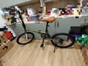永久折叠软尾避震自行车7变速22英寸男女式成人城市小跑车学生单车 绿 实拍图
