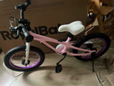优贝（RoyalBaby）儿童自行车男女镁合金单车 月亮系列4-7岁 宇航员16寸 粉色 实拍图