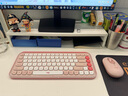 罗技（Logitech）POP ICON KEYS键盘泡泡键盘无线蓝牙双模AI轻音办公键盘无线鼠标键鼠套装送女生女友礼物 POP ICON COMBO粉色 实拍图