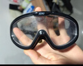 近视手术护目镜湿房镜干眼保湿全半飞秒白内障手术防护眼镜变色偏光墨镜icl术后洗澡防护防水眼罩洗头泳镜 大视野黑色护目镜 实拍图