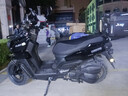 吉浪新款坦克150风冷踏板燃油摩托车整车男女成人山地越野燃油可上牌 亮黑 升级款金浪机+CBS刹车+护杠+尾箱+无边箱 实拍图