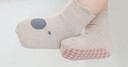 爱宝适婴儿袜子春秋宝宝学步地板袜防滑隔凉脚套儿童早教袜3双装M码S242 实拍图