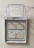 GEIYURIC86型自粘贴式防水盒开关罩插座保护盖 防溅盒 浴室卫生间防水罩 实拍图