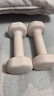 Keep 彩色浸塑哑铃 男女家用家庭健身肌肉塑形手臂轻重量樱粉 1kg*2 实拍图