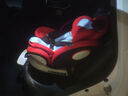俏贝比（Qiaobeibi）儿童安全座椅汽车用0-4岁-12岁宝宝婴儿车载360度旋转i-Size认证 至尊红【支撑腿+脚踏版+遮阳棚】 实拍图