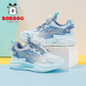 巴布豆童鞋春季儿童运动鞋软底时尚男童跑步鞋102551052绀蓝/水月蓝35 实拍图