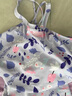 佑游儿童泳衣女童女孩连衣裙泳装小中童温泉泳衣五件套32630粉白色XL 实拍图
