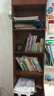 蔓斯菲尔（MSFE）简易书架置物架小书架落地一体靠墙窄缝收纳置物架夹缝书架 40X24X179CM+六层古檀木色 实拍图