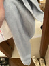 京东京造 90g纯棉7A级抗菌毛巾 A类柔软吸水新疆长绒棉洗脸大面巾单条浅灰 实拍图