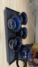 瓷牌茗茶具（cipaiming teaset） 茶具套装小套功夫茶壶便携一壶四杯家用会客泡茶器小茶台 窑变兔毫蓝一壶四杯+磁石干泡盘 实拍图
