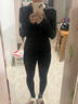 槿城瑜伽服女春秋长袖高弹速干透气运动外套健身服紧身显瘦上衣WT01 黑色-上衣 M （95-105斤） 实拍图