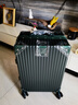 ELLE法国20英寸墨绿色行李箱时尚TSA密码锁拉杆箱可登机旅行箱密码箱 实拍图