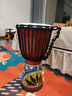 名森（Minsine）标准8英寸非洲鼓 儿童初学者演奏 云南丽江老山羊皮手鼓打击乐器 实拍图