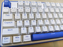红龙（REDRAGON）KS104三模机械键盘 无线键盘 全键热插拔gasket结构RGB背光104键游戏办公键盘 白蓝-火红轴 实拍图