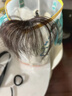 格蒙（GECOMO）空气刘海假发女片头顶全真发自然前额法式假刘海无痕轻薄款齐刘海 实拍图