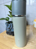 苏泊尔（SUPOR） 保温杯316L不锈钢大容量水杯学生保温杯男女士车载户外便携杯子 水墨绿【茶滤款】500ml 实拍图
