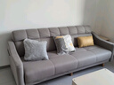 全友家居 北欧简约家具科技布艺直排式沙发客厅三人位小户型沙发床 实拍图