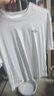 361°运动短袖男女同款夏季透气宽松棉印花t恤休闲圆领上衣 【推荐】本白9115D L 实拍图