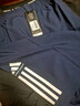 阿迪达斯短裤男夏季透气薄款宽松休闲运动梭织五分裤 蓝/白 1CS-BUW  M  实拍图
