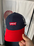 Levi's李维斯儿童帽子刺绣logo镂空鸭舌帽夏季男女童棒球帽潮 深靛蓝 8/20【建议头围54-56cm】 实拍图