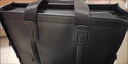 COWLEY KELLER商务公文包男士手提包头层牛皮大容量电脑包时尚通勤单肩包斜挎包 黑色【有侧袋】 大号15.6寸 40*13*29cm 实拍图