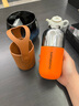尚明焖茶杯旅行茶具茶水分离焖泡茶杯便捷式户外随行杯快客杯节日礼物 橙色【镀钛内胆】 实拍图