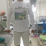 班尼路（Baleno）纯棉长袖男春秋季潮流复古油画风青少年个性上衣宽松重磅t恤男 实拍图