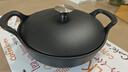 苏泊尔（SUPOR）元宝黑珐琅锅铸铁锅 加厚炖锅煲汤锅煮锅 烤箱燃气灶电磁炉通用 黑珐琅不易变色 22cm 实拍图