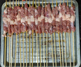 草原宏宝 国产原切 内蒙羔羊肉串净重1斤/袋(4瘦1肥,约20串) 烧烤地标认证 实拍图