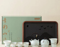 京东京造 茶具整套 功夫茶具套装茶壶茶杯茶盘 影青墨山12件【礼盒装】 实拍图