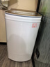 志高脱水机单甩干脱水机干桶甩干机小型迷你家用甩干桶出租房宿舍大容量单杠脱水桶烘干一体机以旧换新 12公斤【玻璃盖加厚不锈钢桶杀菌款】三年免费换新 实拍图