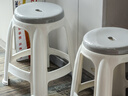 禧天龙塑料凳子家用加厚防滑耐磨款餐椅休闲板凳方凳大号换鞋凳子D-2045 实拍图