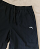 安踏运动五分裤男2026夏季新款宽松梭织薄款直筒冰丝凉感速干透气短裤 基础黑-4 【速干梭织-拉链口袋】 XL (180) (适合140-160斤) 实拍图