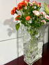 京东鲜花 芬兰冰川花瓶 高级感透明玻璃鲜花水养花器轻奢客厅餐桌插花摆件 实拍图