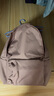 MUJI带PC收纳袋双肩包休闲包 简约新款学生党礼物女 烟熏粉色5A 大包 实拍图