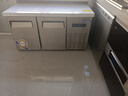美凌美智能三代操作台冷藏冷冻冰柜工作台商用平冷厨房保鲜双温水吧台案板两用卧式双开门冰箱一体 【冷冻款】1.2M-0.6M-0.8M能冷藏能冷冻 实拍图